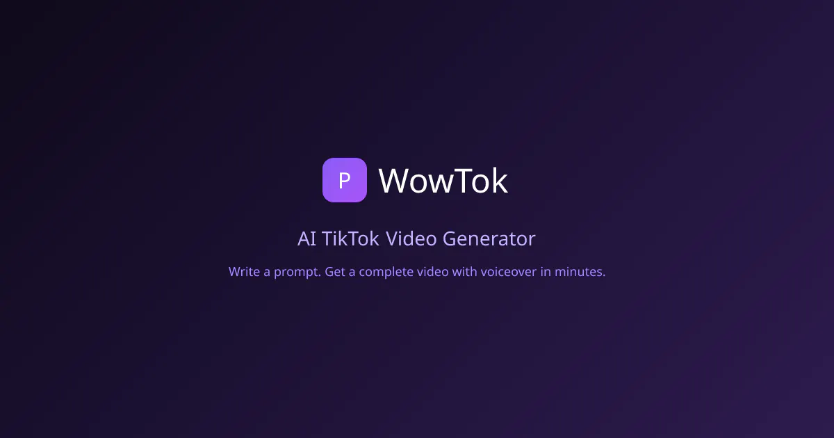 WowTok 项目横幅