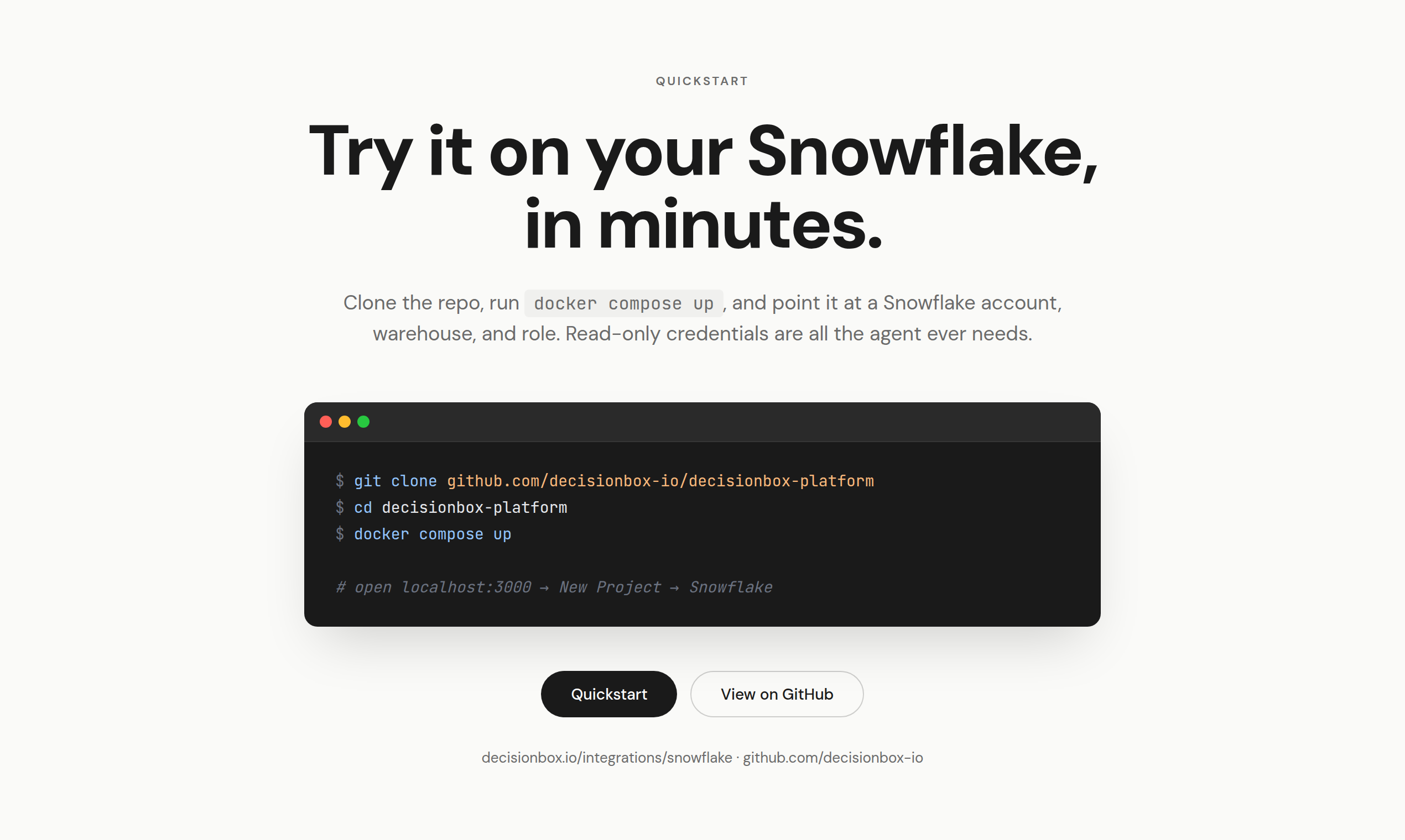DecisionBox for Snowflake gallery image