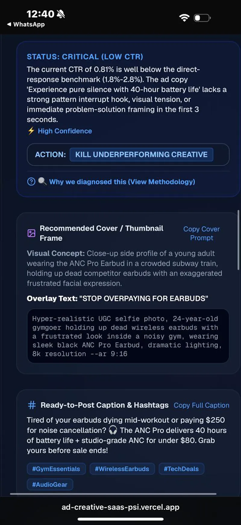 AdCreative Pro screenshot 3