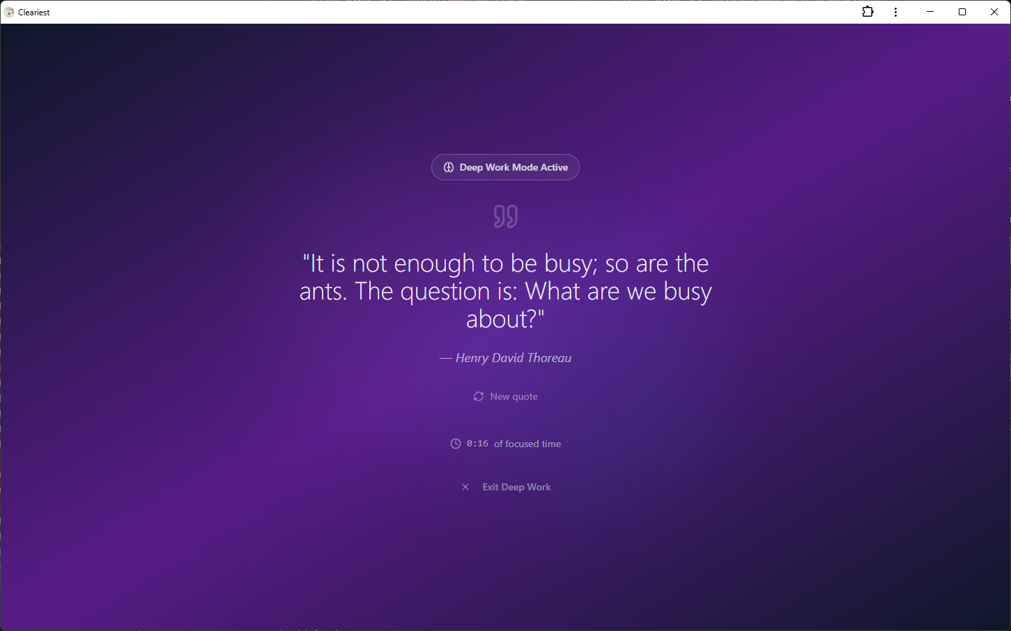 Cleariest gallery image