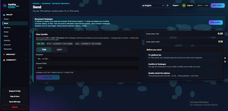 AuraPay screenshot 2