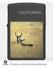 California mule deer - Zippo Lighter gallery image