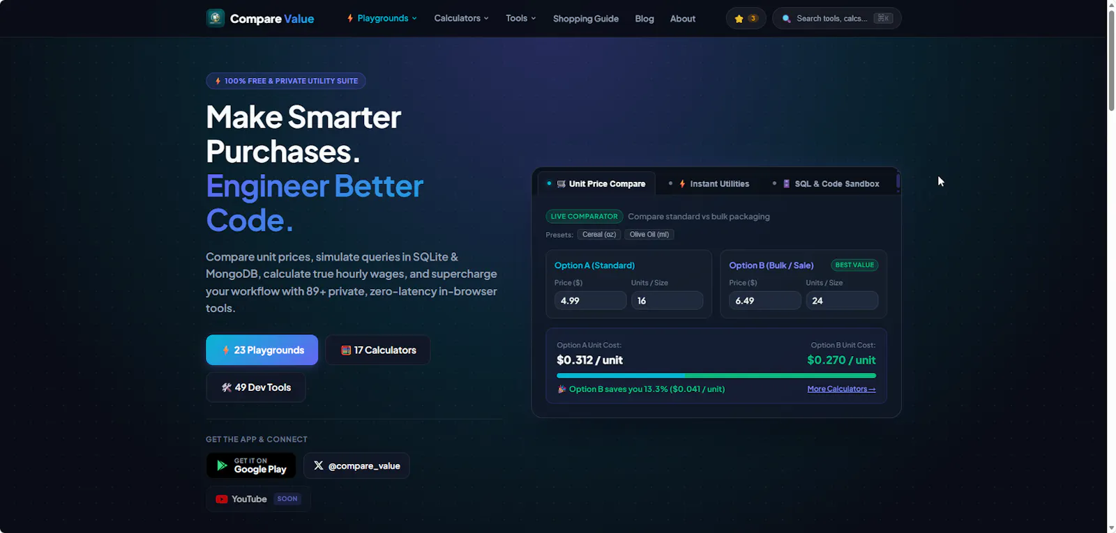 Compare Value screenshot 1