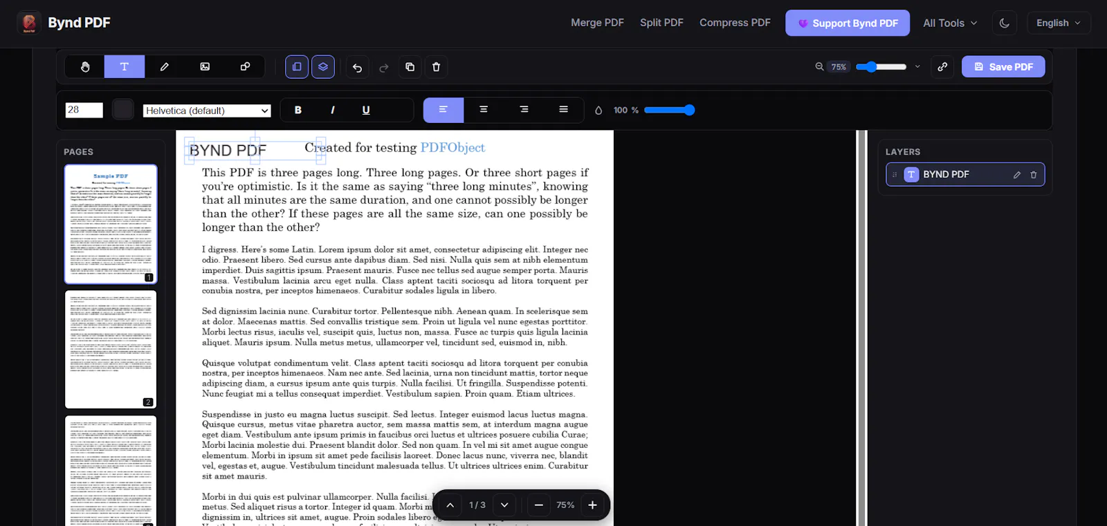 Bynd PDF screenshot 4