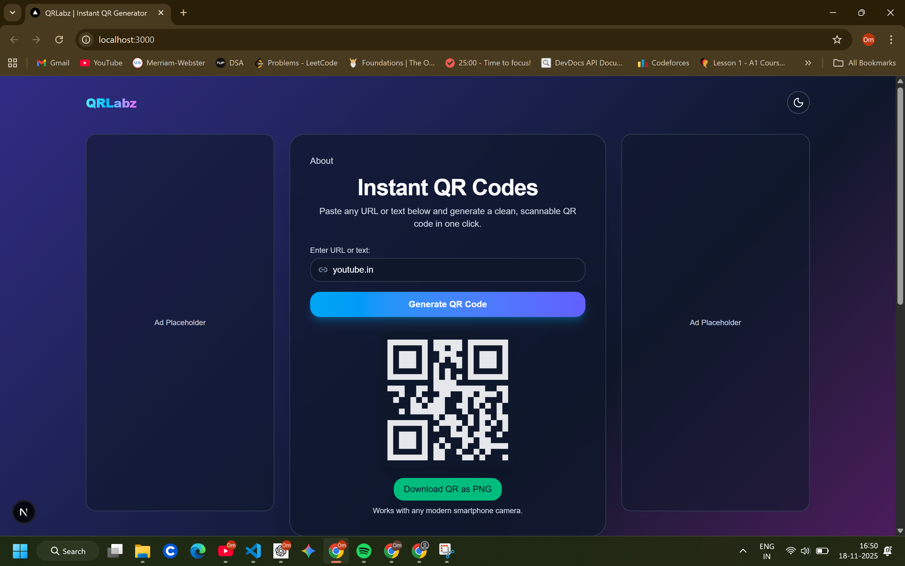 QRLabz - Product Hunt launch logo and brand identity