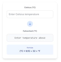 C To F Temperature Converter gallery image