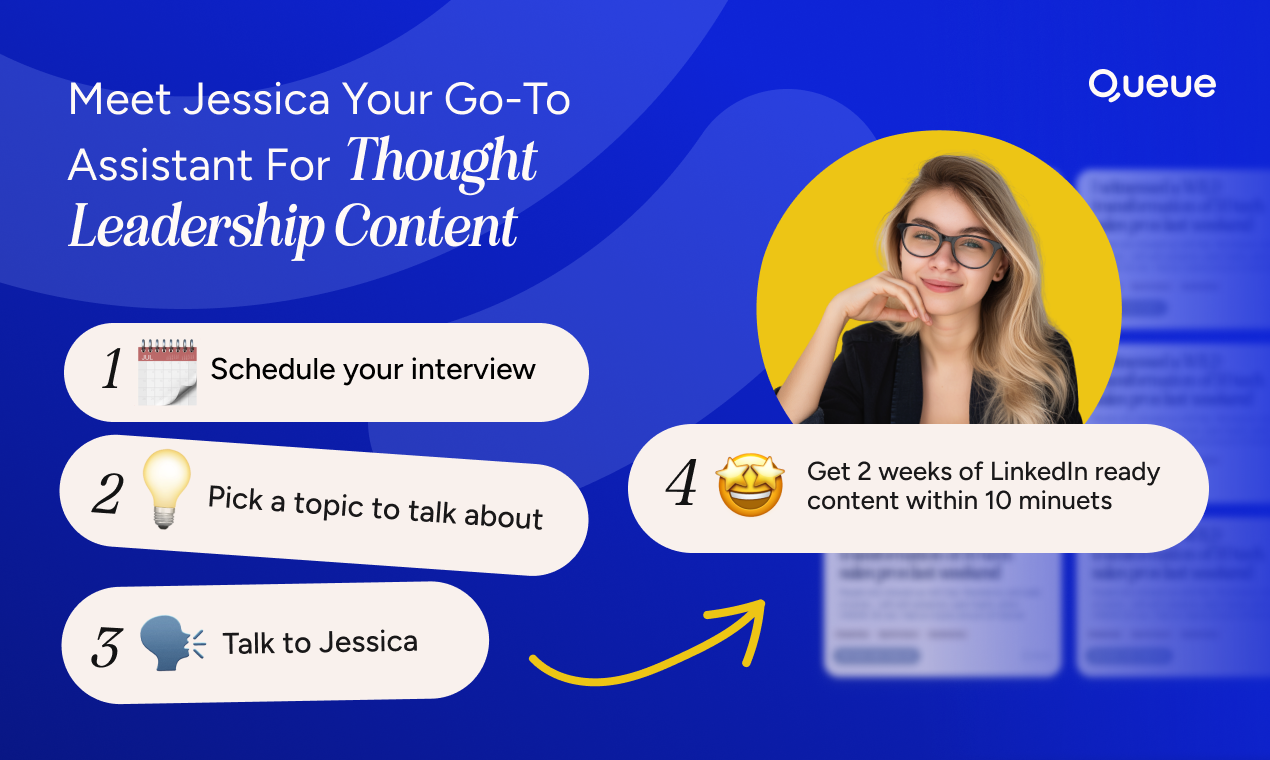 jessica-by-queue - Your assistant for bringing life to your content
