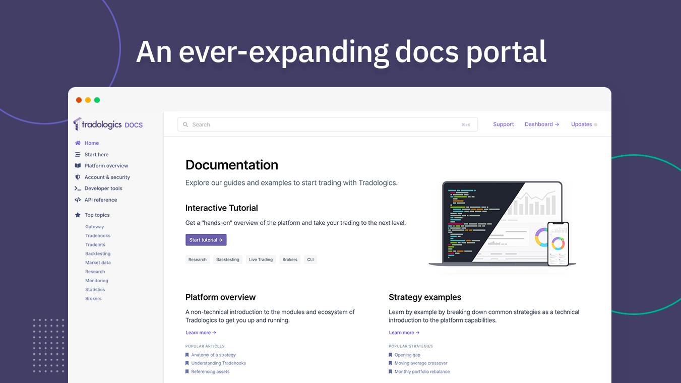 Tradologics Developer Preview gallery image