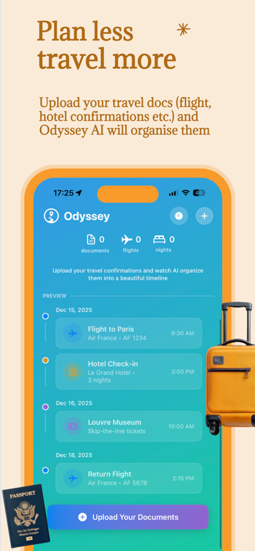 Odyssey: AI Travel Assistant gallery image