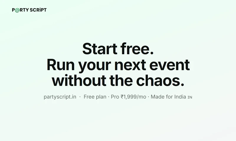 Party Script screenshot 5