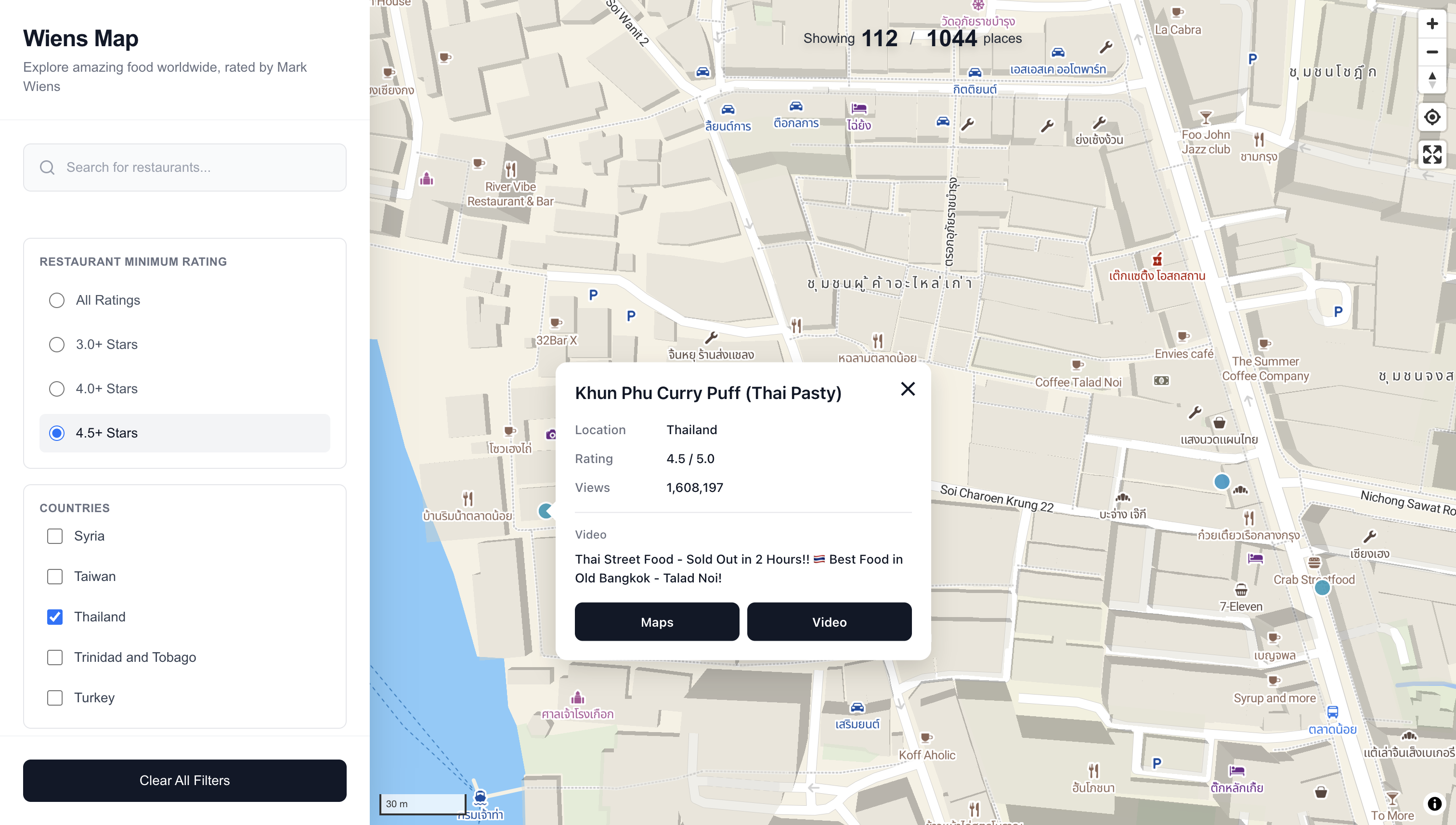 Mark Wiens Map gallery image