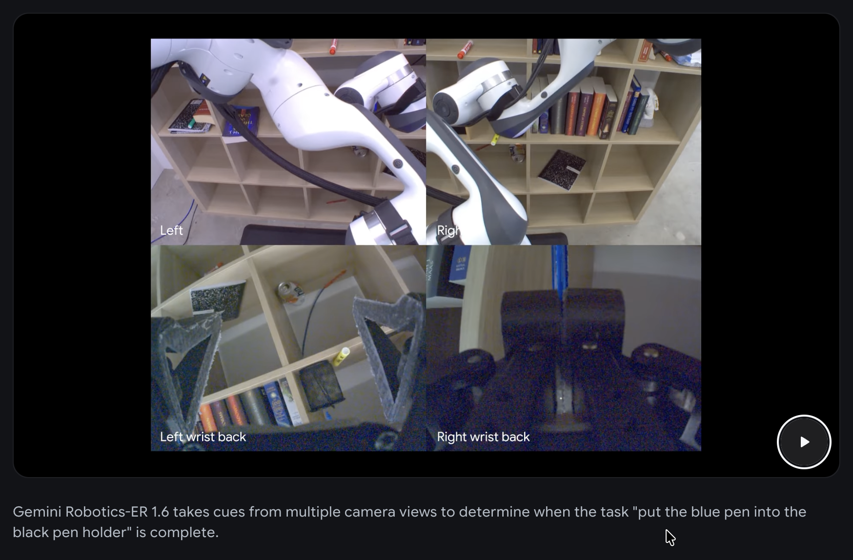 Gemini Robotics ER 1.6 gallery image