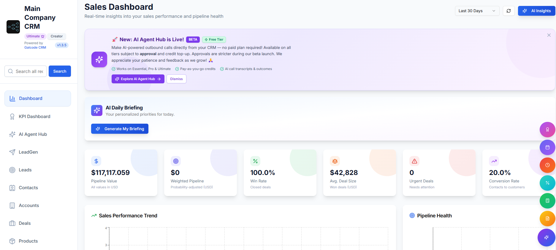 Galcode AI CRM gallery image