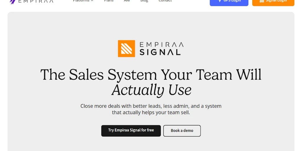 Empiraa Signal:您的 AI 銷售系統,助力開發潛在客戶並達成交易