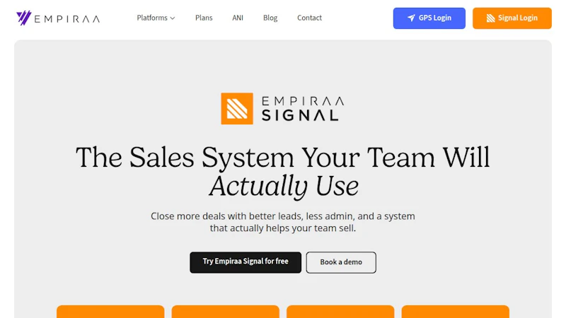 Empiraa Signal screenshot 2