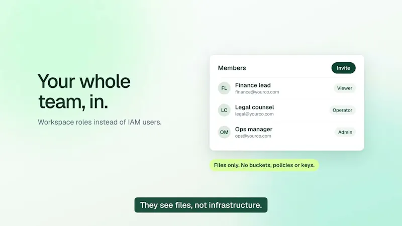 BucketDesk screenshot 1 (video preview)