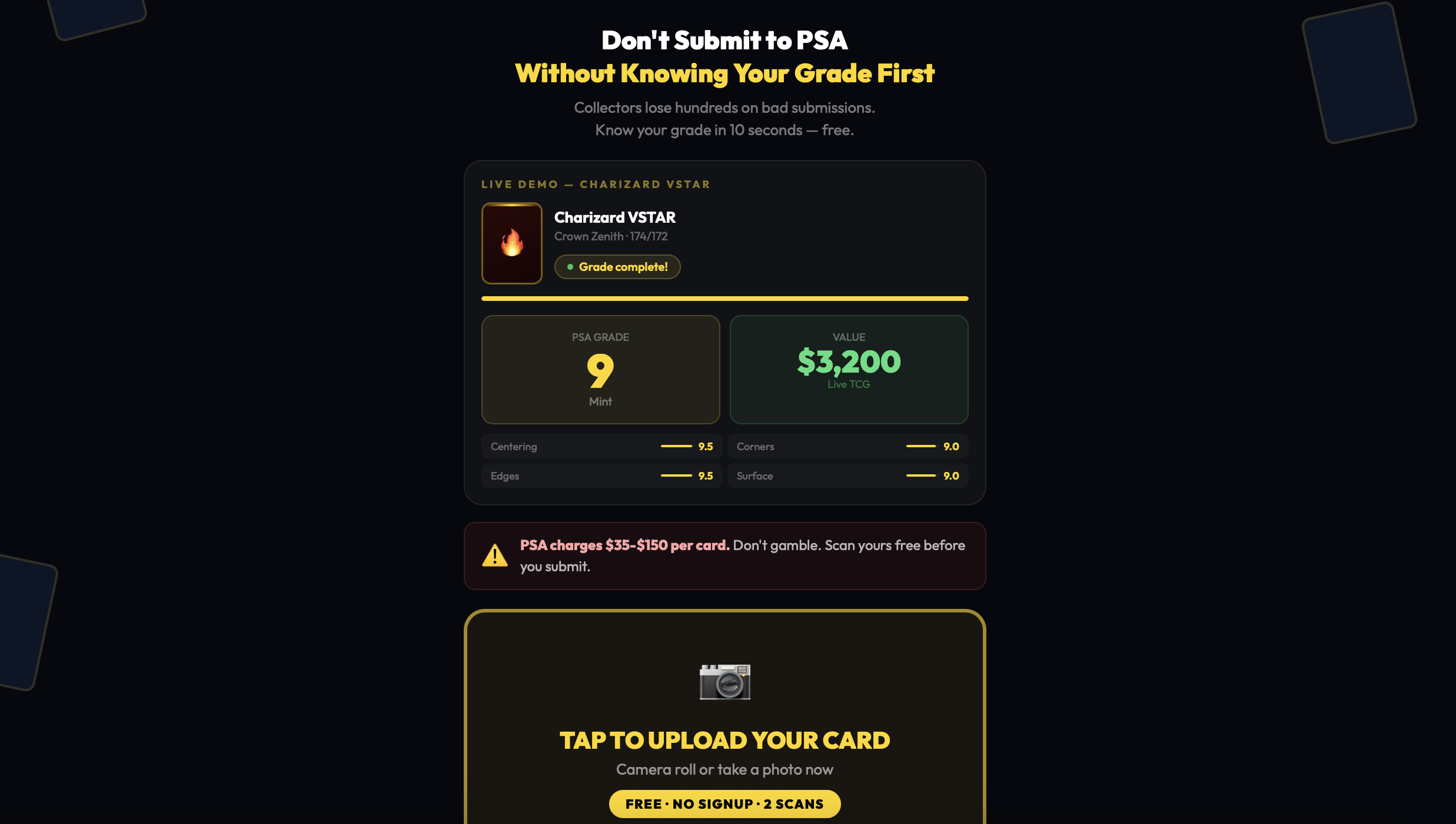 AI powered Pokemon Grading gallery image