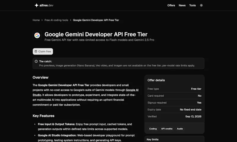 aifree.dev screenshot 4