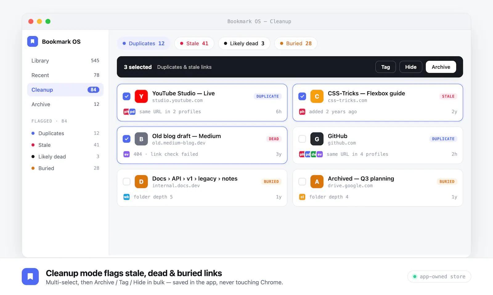 Bookmark OS screenshot 3