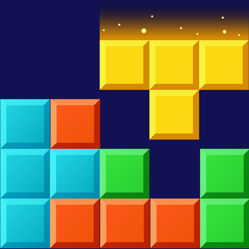 Color Blocks Puzzle - Product Hunt launch logo and brand identity