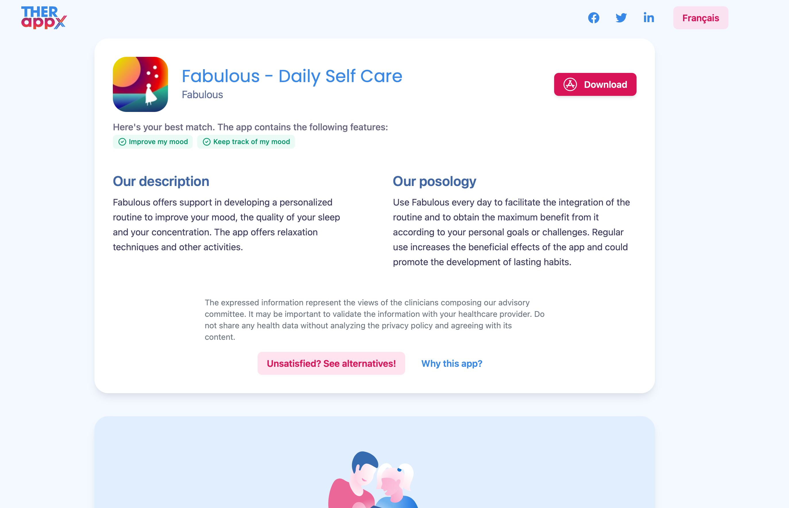 Mental health app compass by TherAppX gallery image