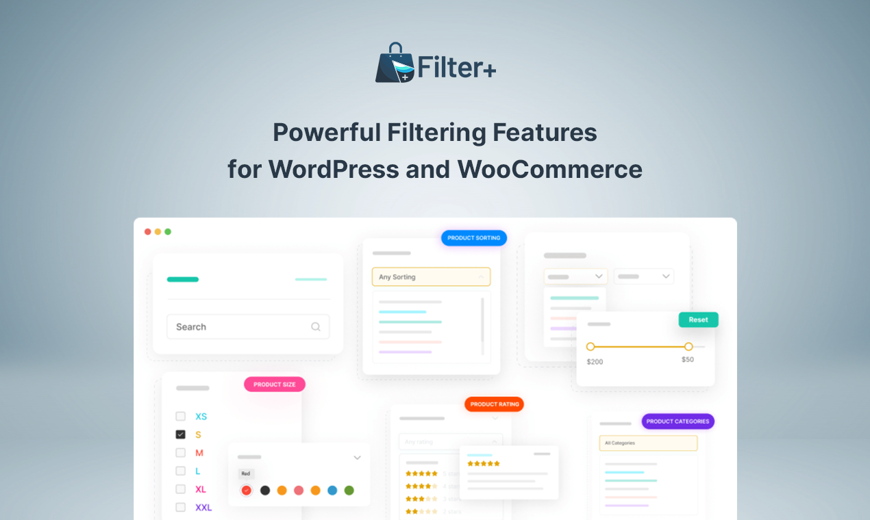 Filter Plus - WordPress and WooCommerce filtering plugin media 1