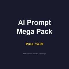 AI Prompt Mega Pack