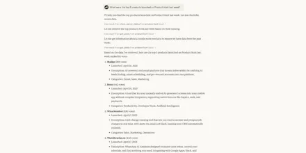 Product Hunt MCP gallery image