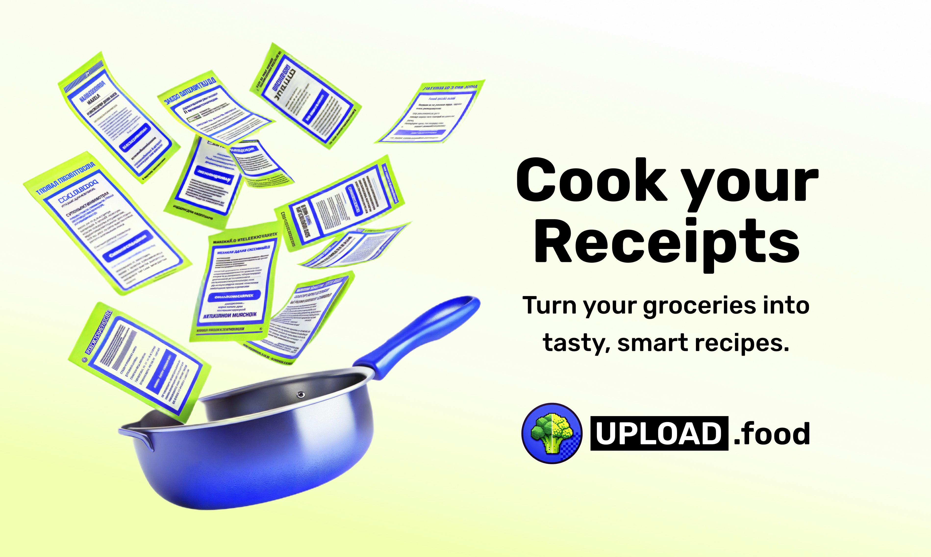 startuptile UPLOAD.food-Scan your receipts and start cooking. 