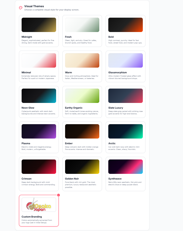 MenuOS gallery image
