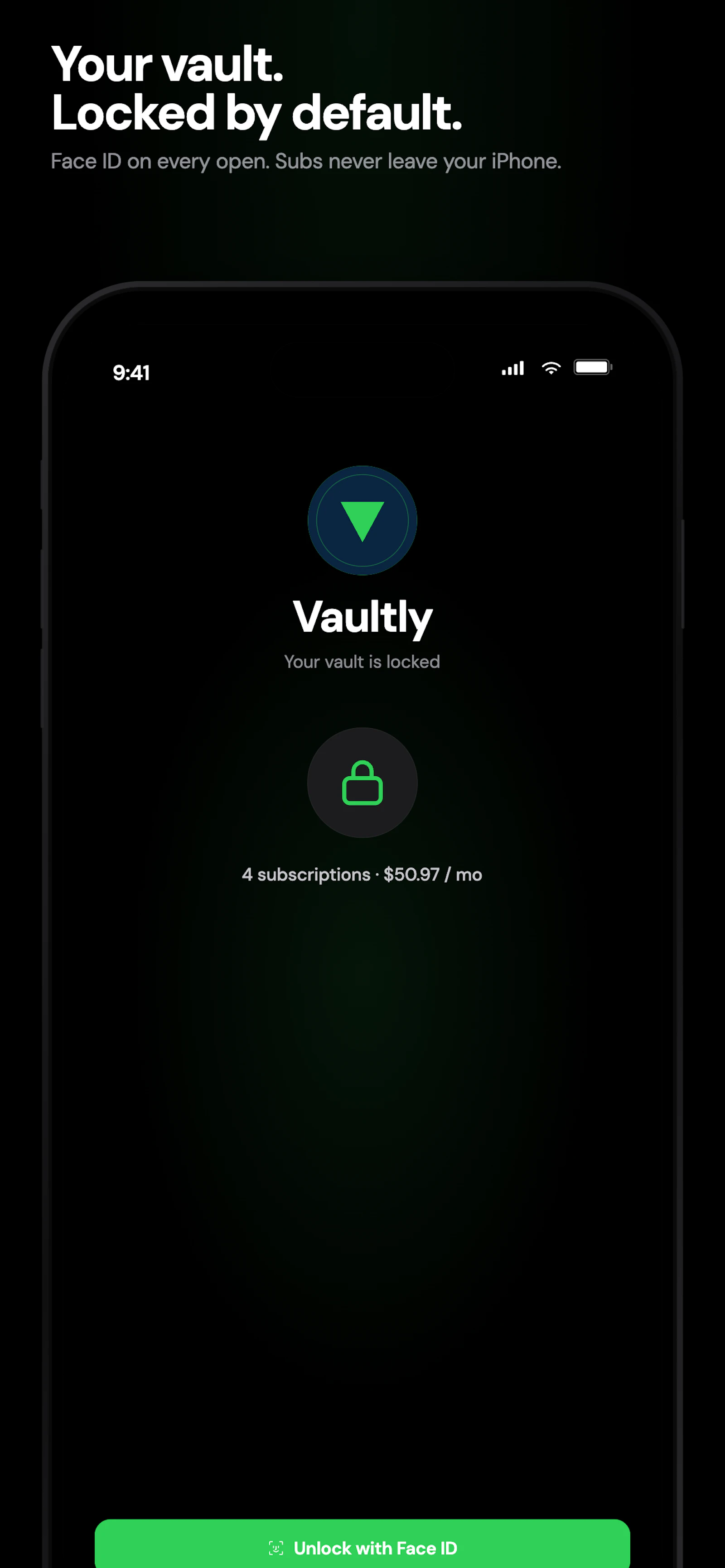 Vaultly: Subscription Tracker screenshot 5