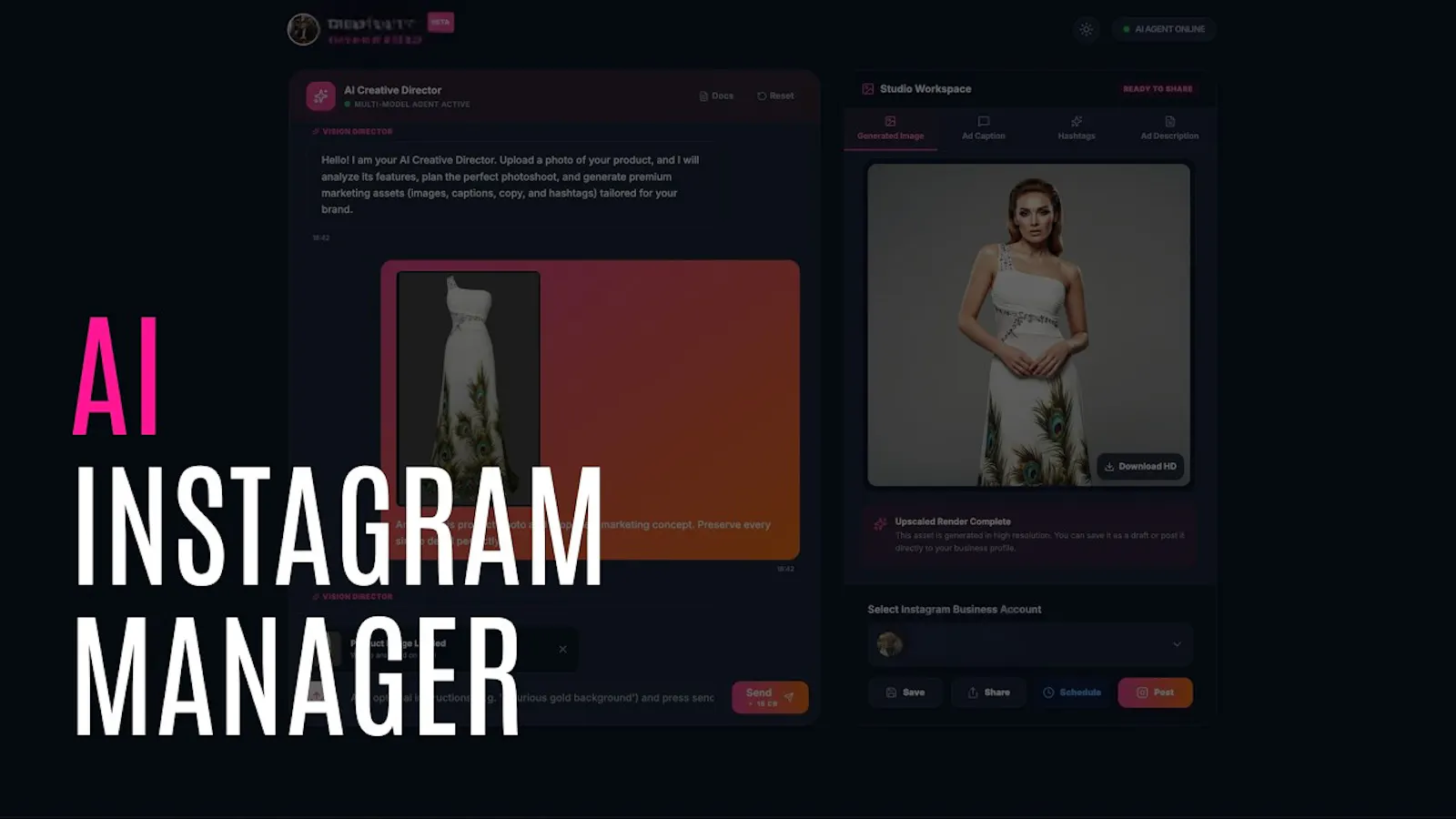 InstaGenius AI screenshot 1 (video preview)