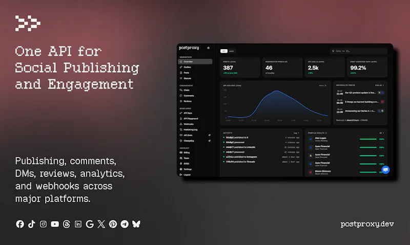 Postproxy - Engagement API screenshot 2