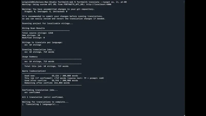 Forthwith · Forthwith screenshot 1 (video preview)