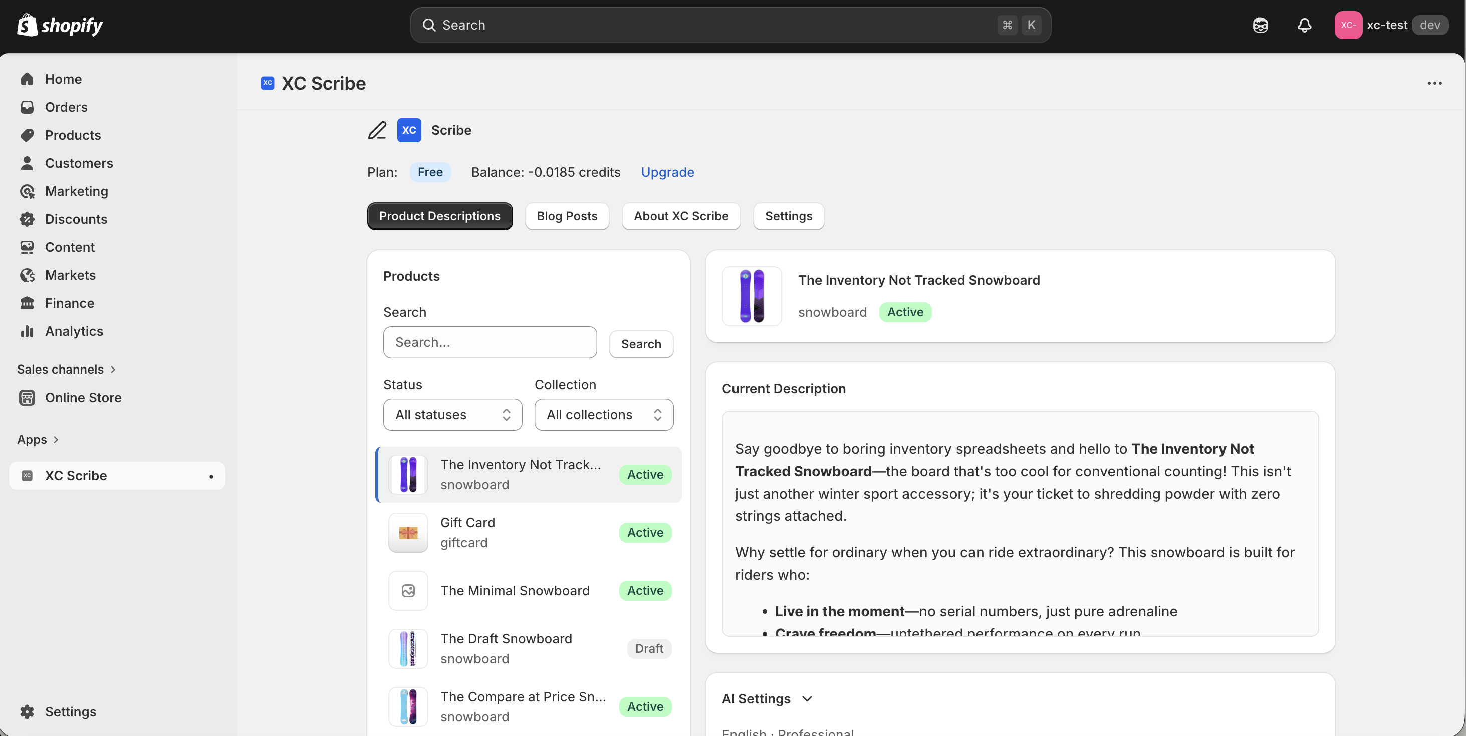 XC Scribe gallery image