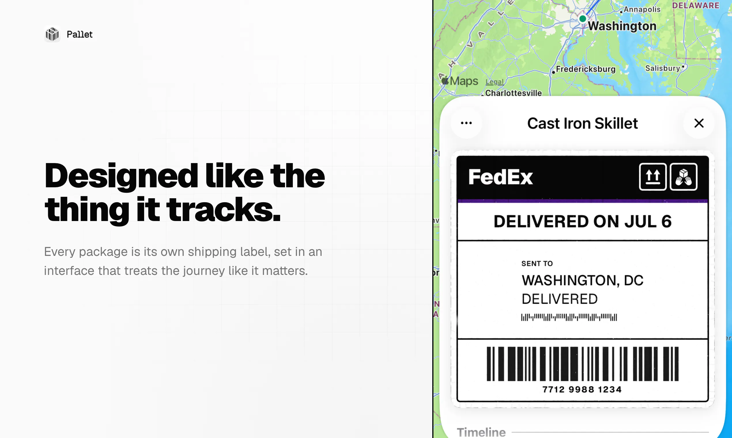 Pallet: Package Tracker gallery image