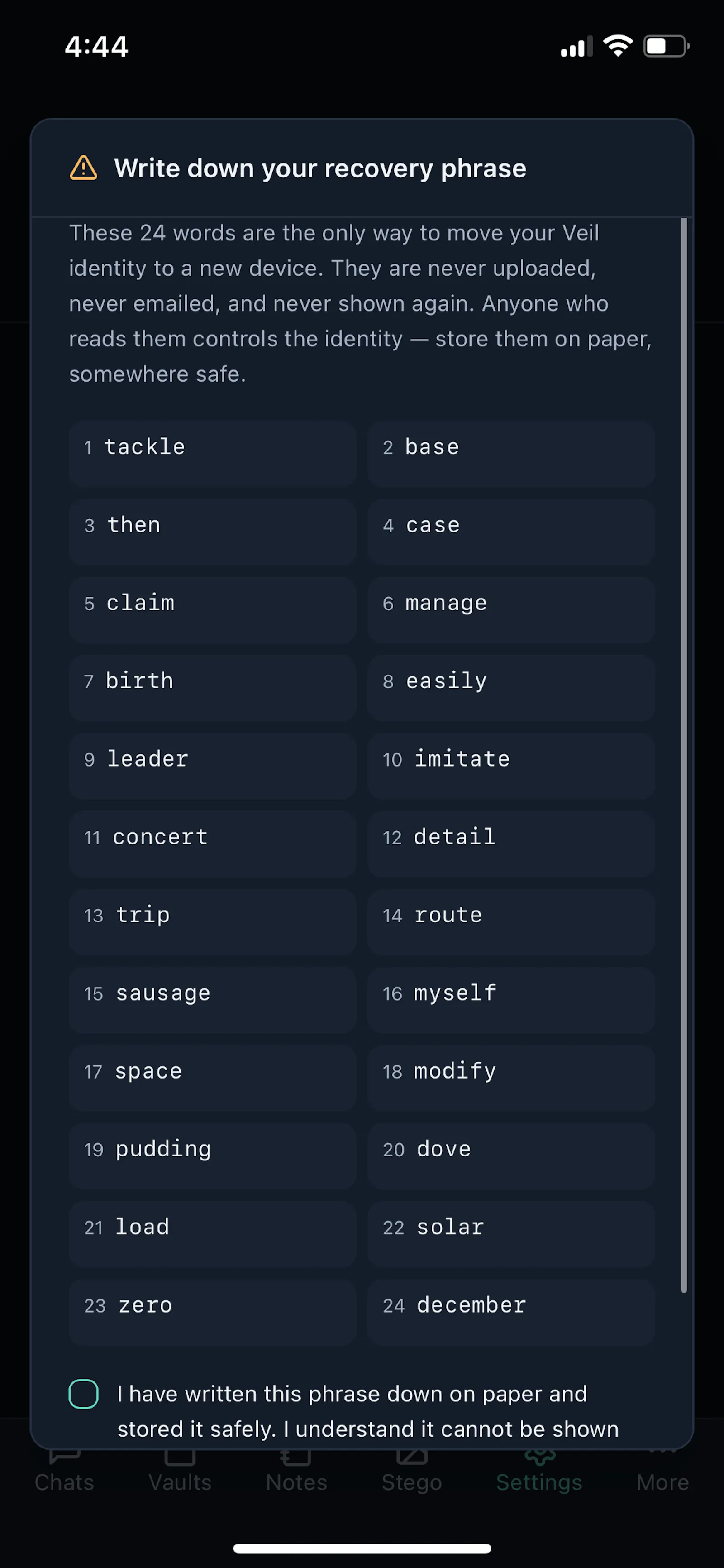 VEIL - More than Encrypted Messaging screenshot 22