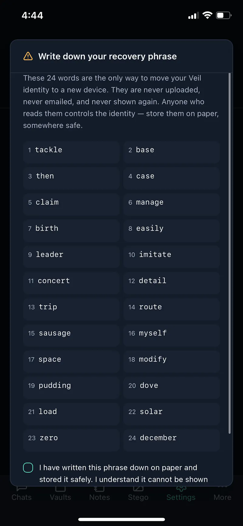 VEIL - More than Encrypted Messaging screenshot 22