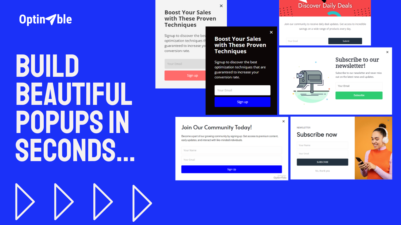 Plug -in WordPress optibile - Lancia bellissimi popup, slide-in e stickbar media 1