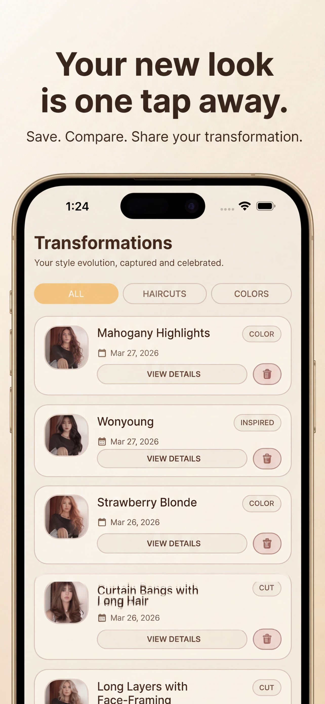Snipd: AI Hairstyle Try-On gallery image