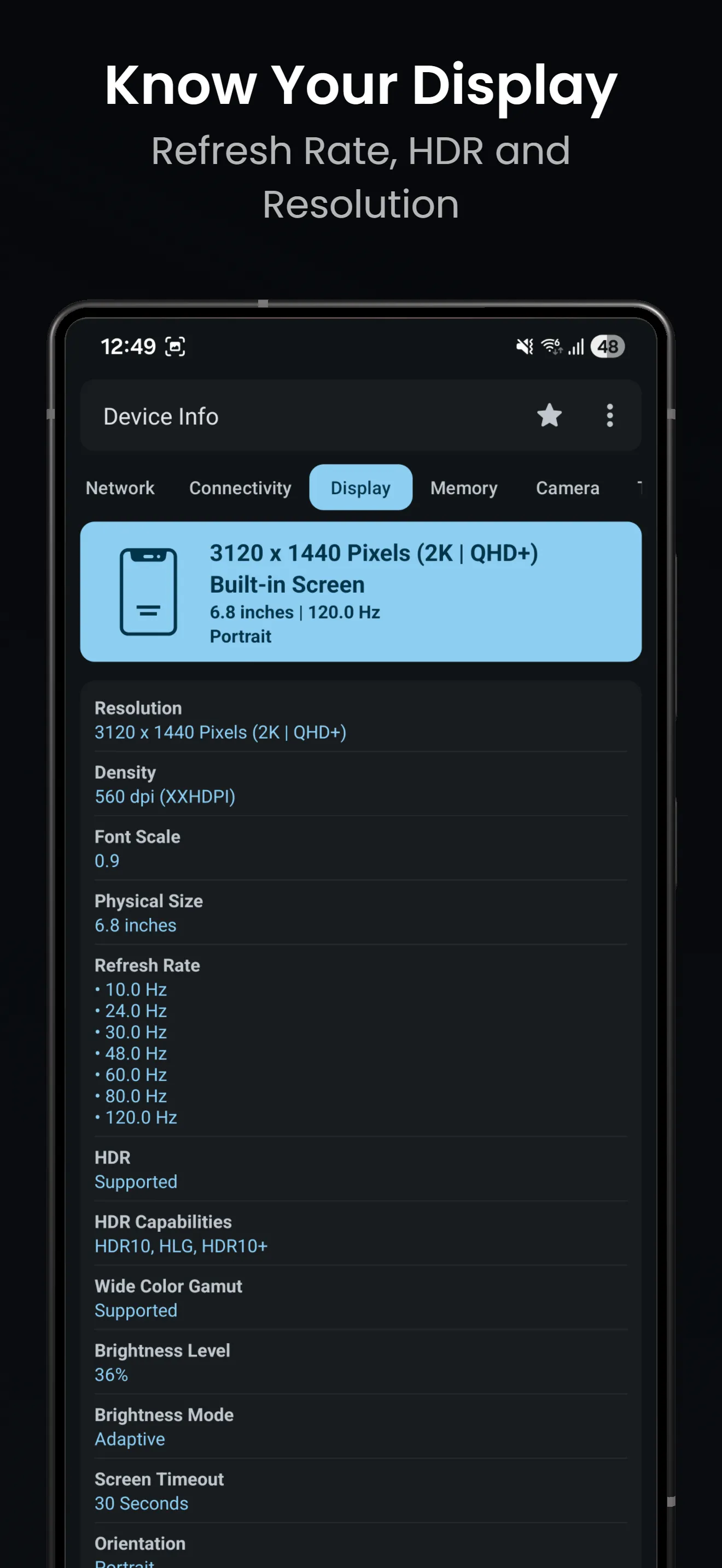 Device Info: System & CPU Info screenshot