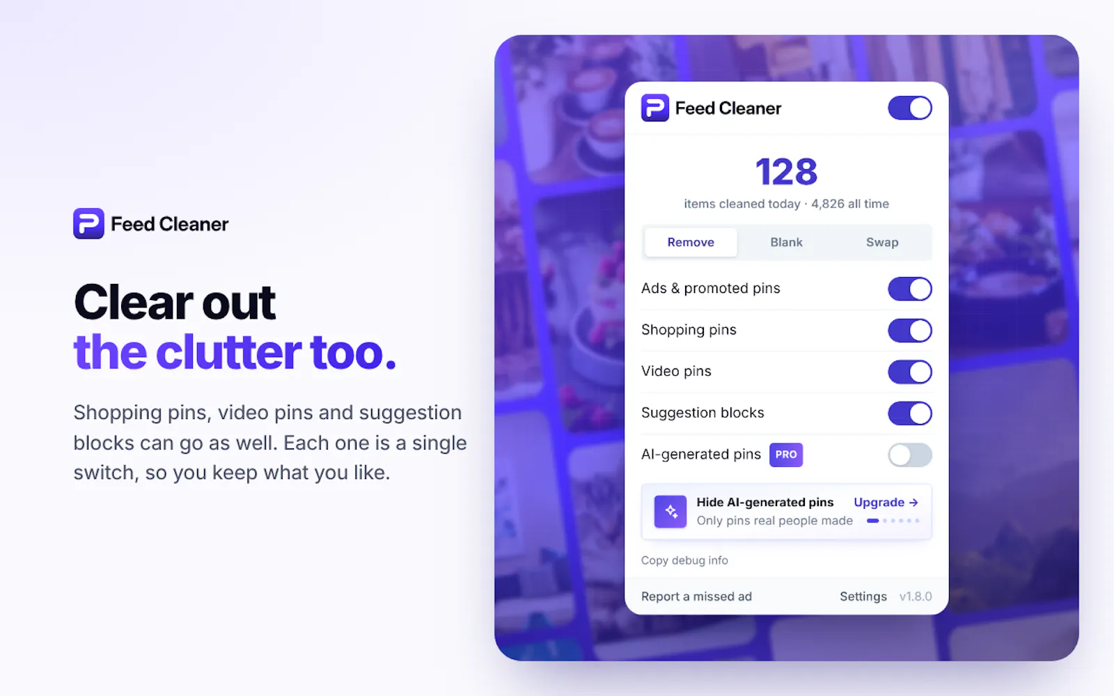 Feed Cleaner for Pinterest screenshot 4