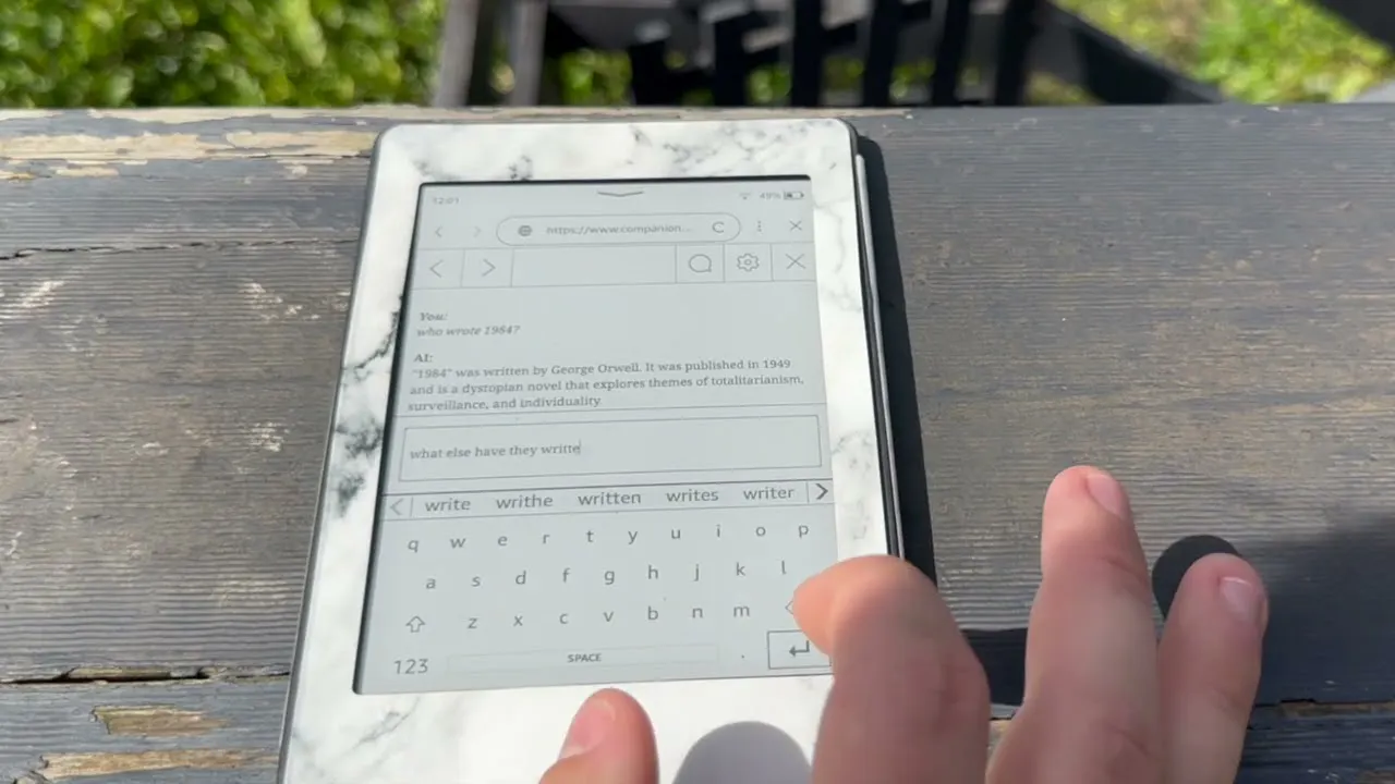 companion.ink | AI e-reader gallery image
