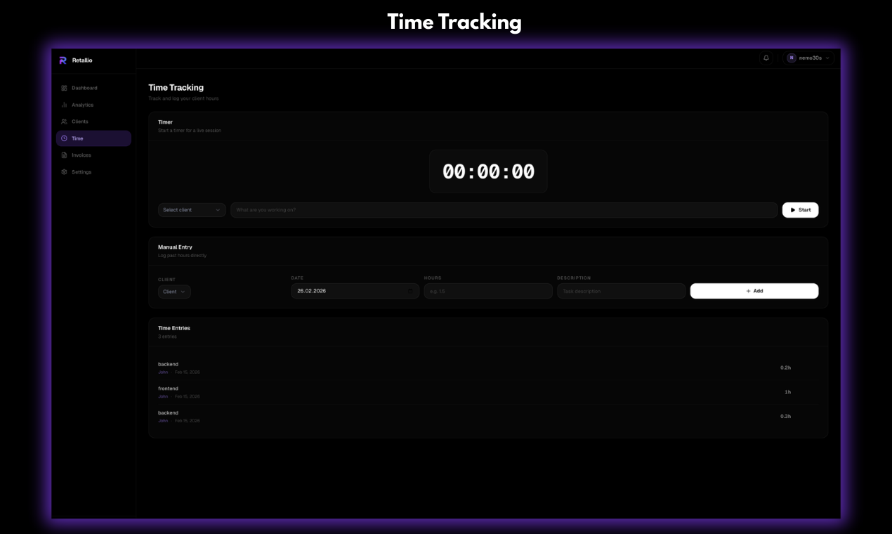 Retallio - Screenshot 4 showing product features and functionality