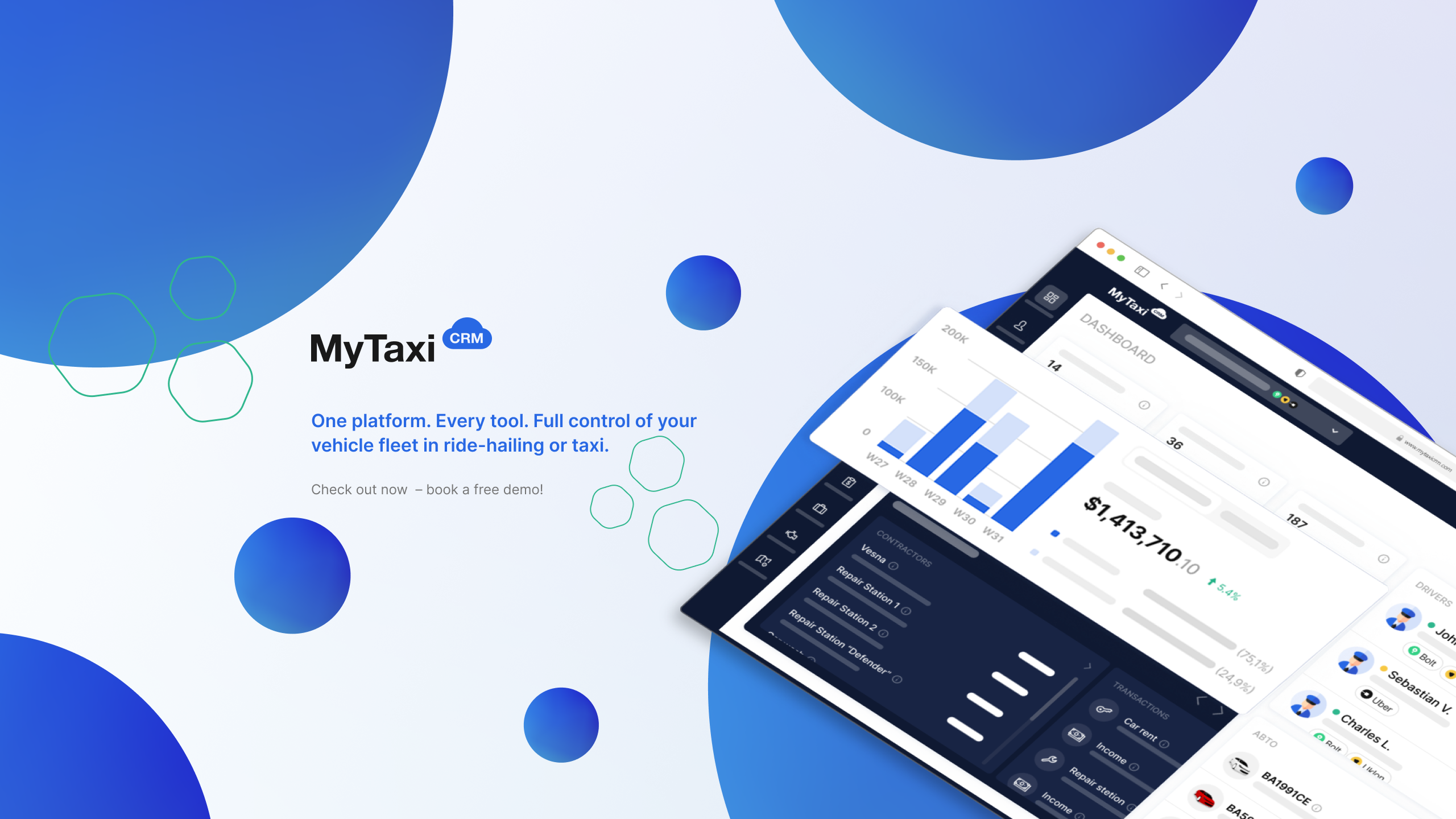 Mídia 2 de Mytaxicrm - Hub de controle all-in-one para frotas de carona