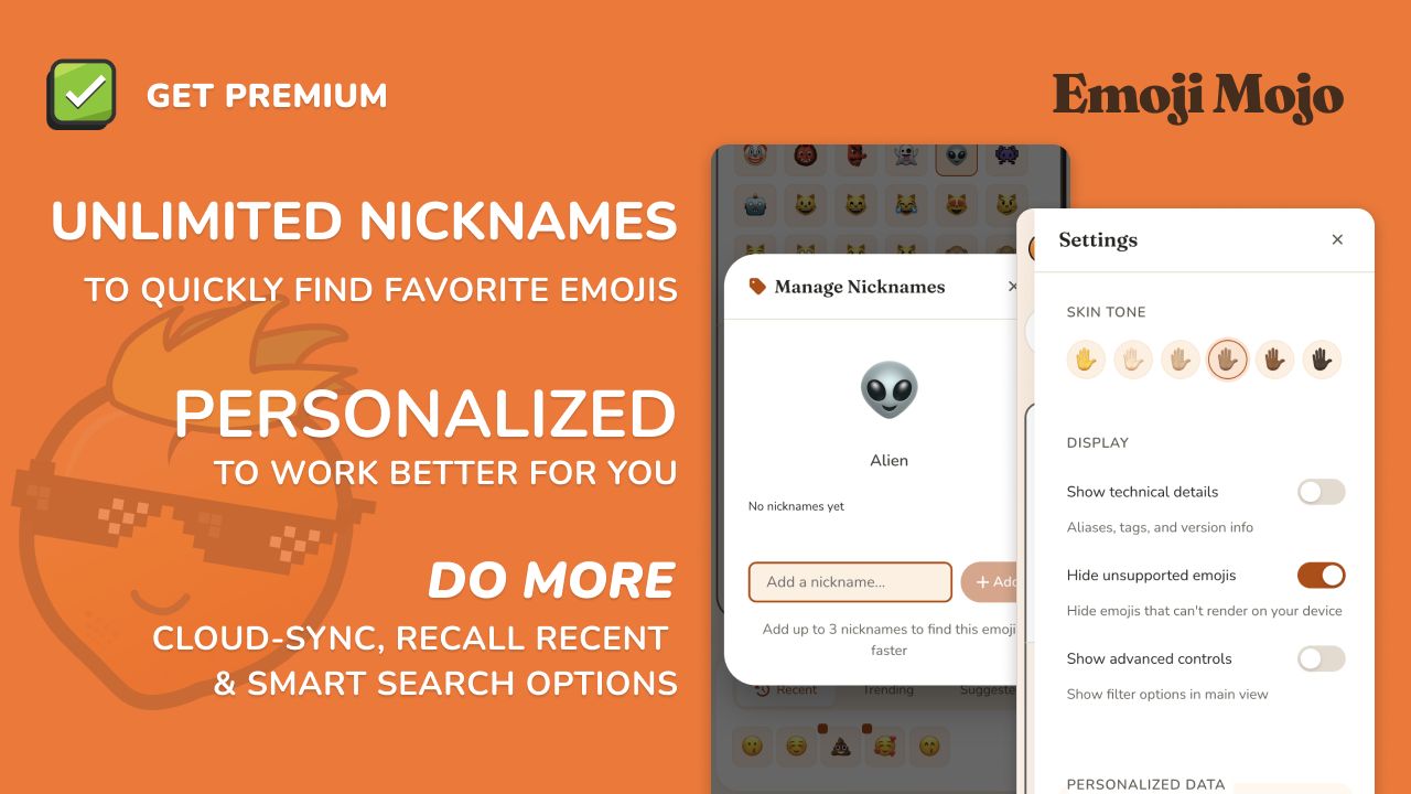 EmojiMojo - Screenshot 3 showing product features and functionality