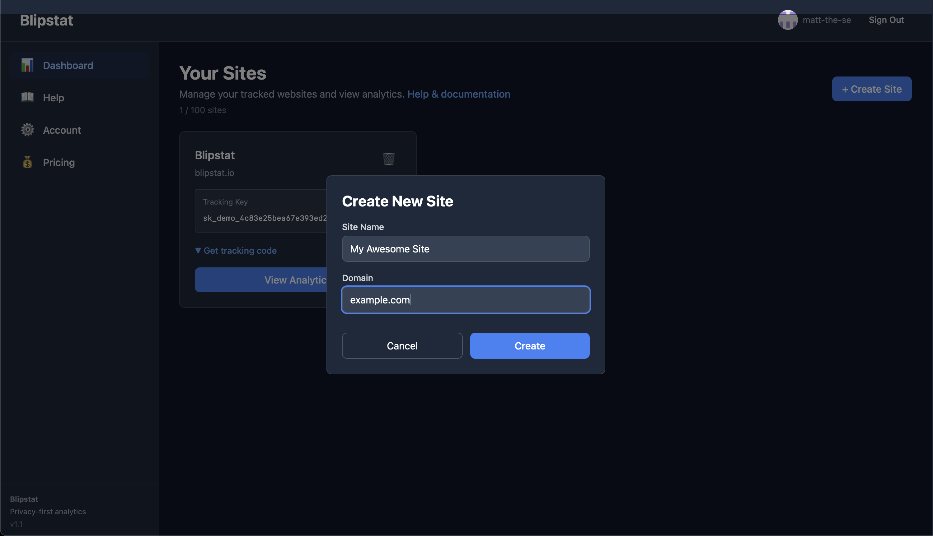 Blipstat  gallery image