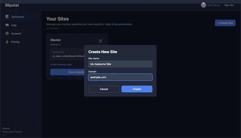 Blipstat  screenshot 3