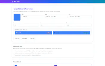 Tool Atlas: Free Online Toolbox gallery image