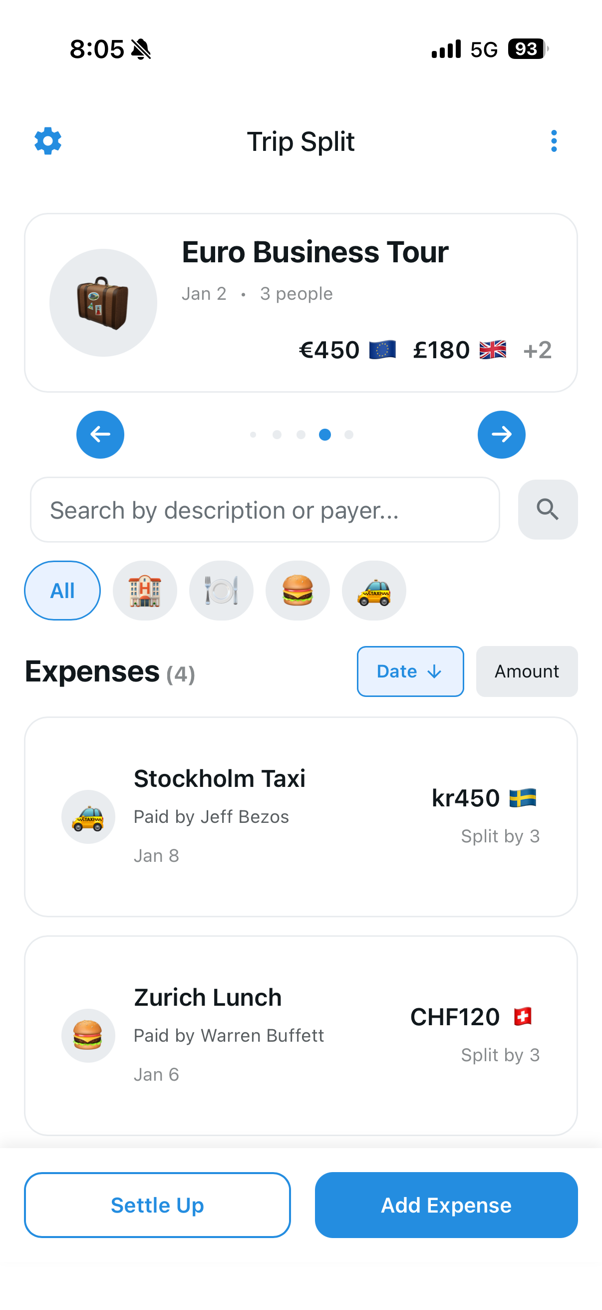 Trip Split - Screenshot 2 showing product features and functionality